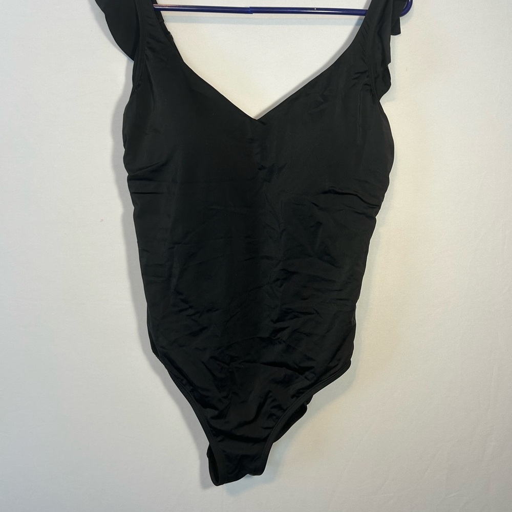 Time and Tru Black Women's One Piece Swimsuit